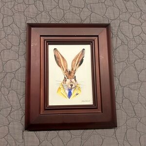 Ryan Berkeley Framed Rabbit Art Print